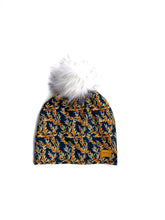 Load image into Gallery viewer, Adult Hat with Snap Pom Winterberry-Child Sizes Also Available
